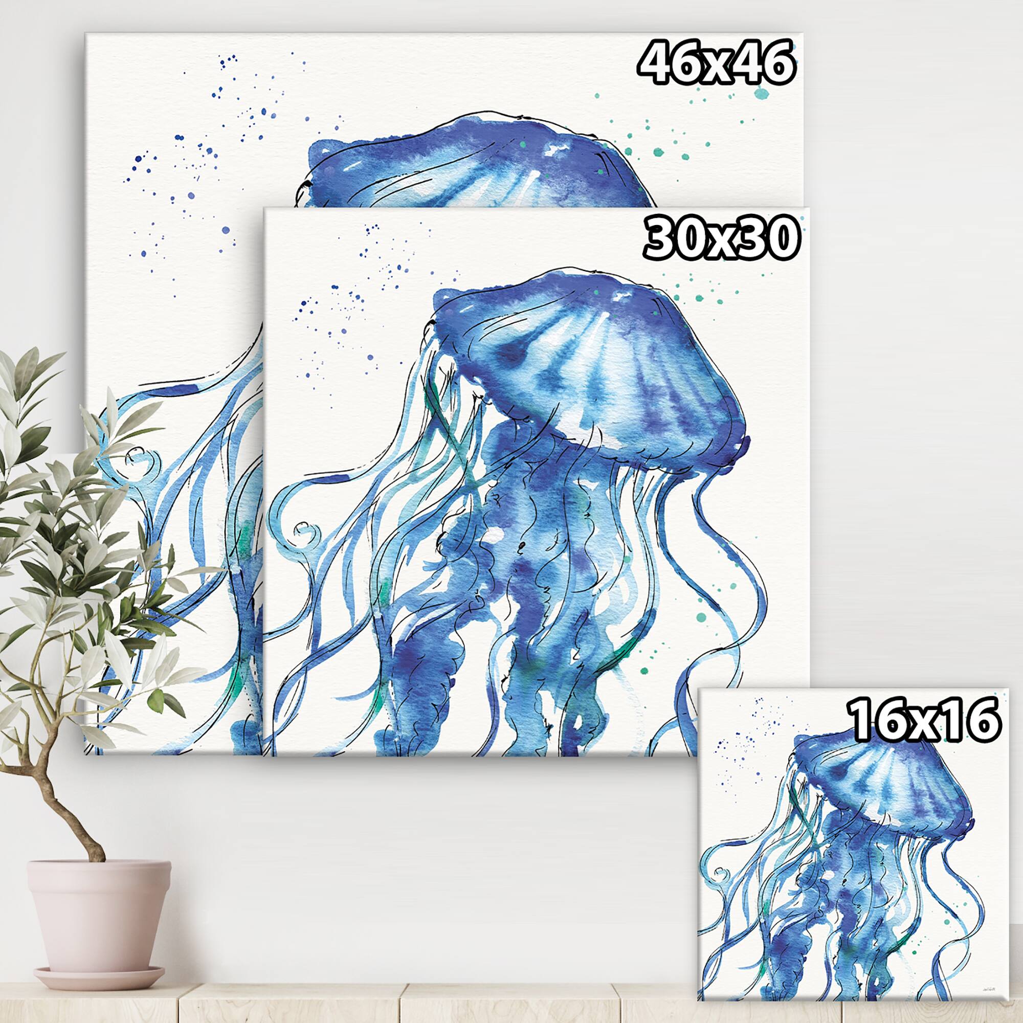 Designart - Blue Deep Sea X
